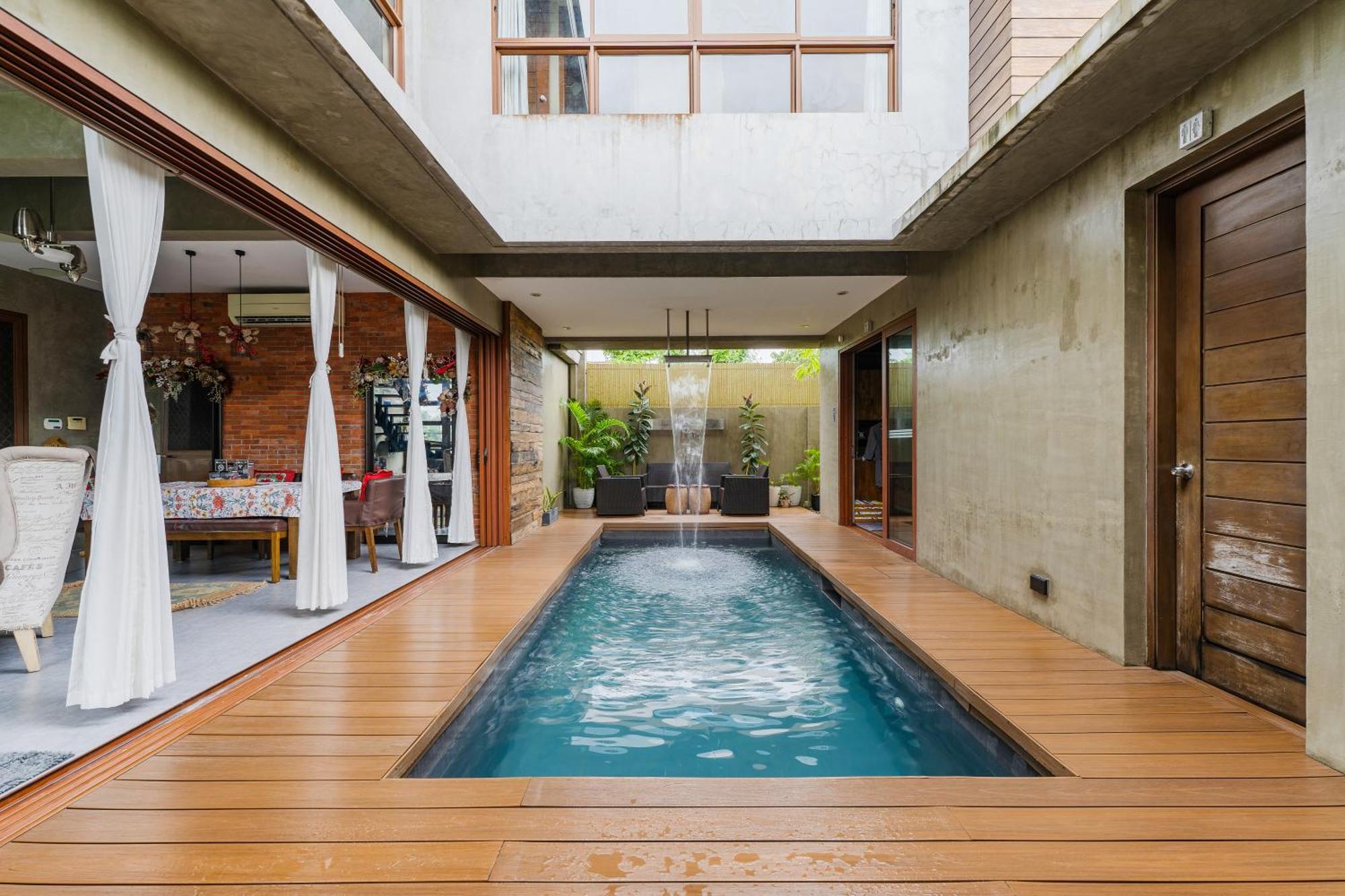 Isla Villa 1 Amazing Waterfall Pool House Near Beach, Bars & Restaurants Đảo Mactan Ngoại thất bức ảnh