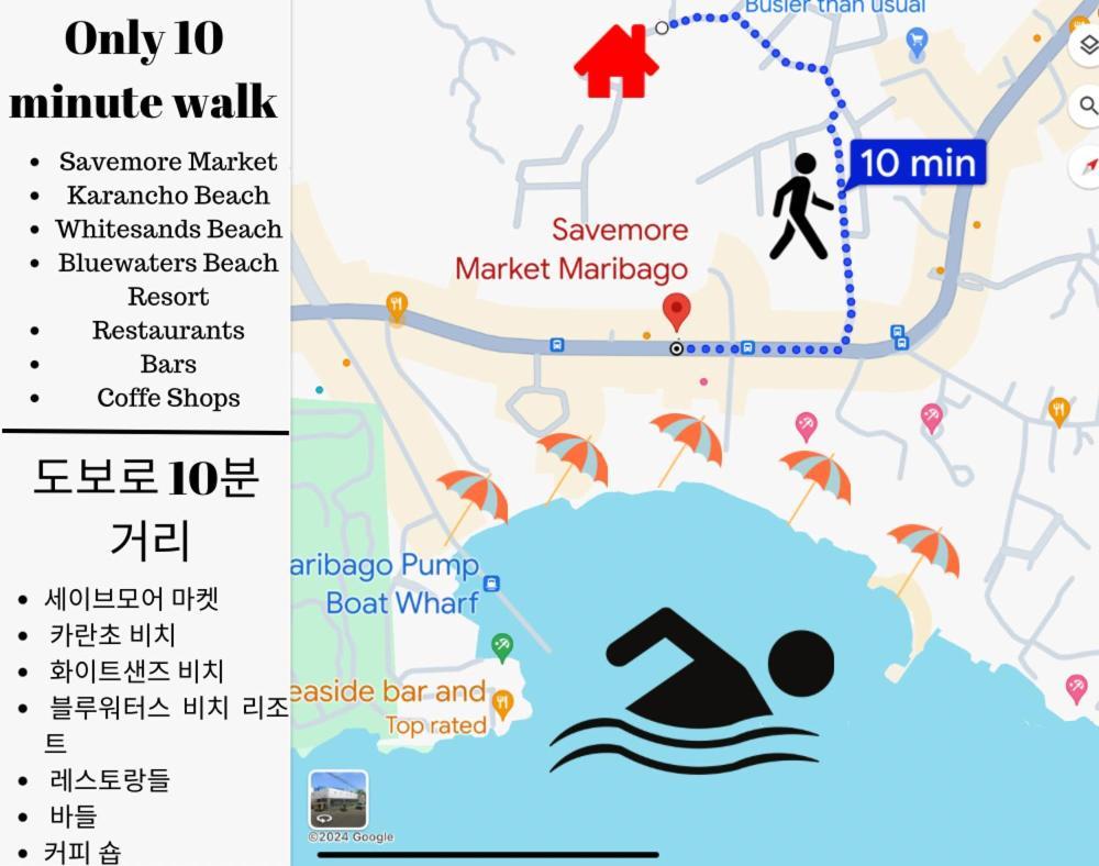 Isla Villa 1 Amazing Waterfall Pool House Near Beach, Bars & Restaurants Đảo Mactan Ngoại thất bức ảnh